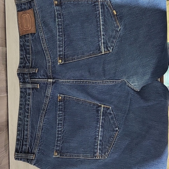 Robert Graham Mens 40 Classic Yates Med Wash Denim Blue Jeans Casual Big & Tall - Picture 8 of 11